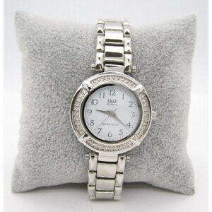 Women Q&Q Quartz WR Analog 31mm Dial Causal Round Watch (F461)